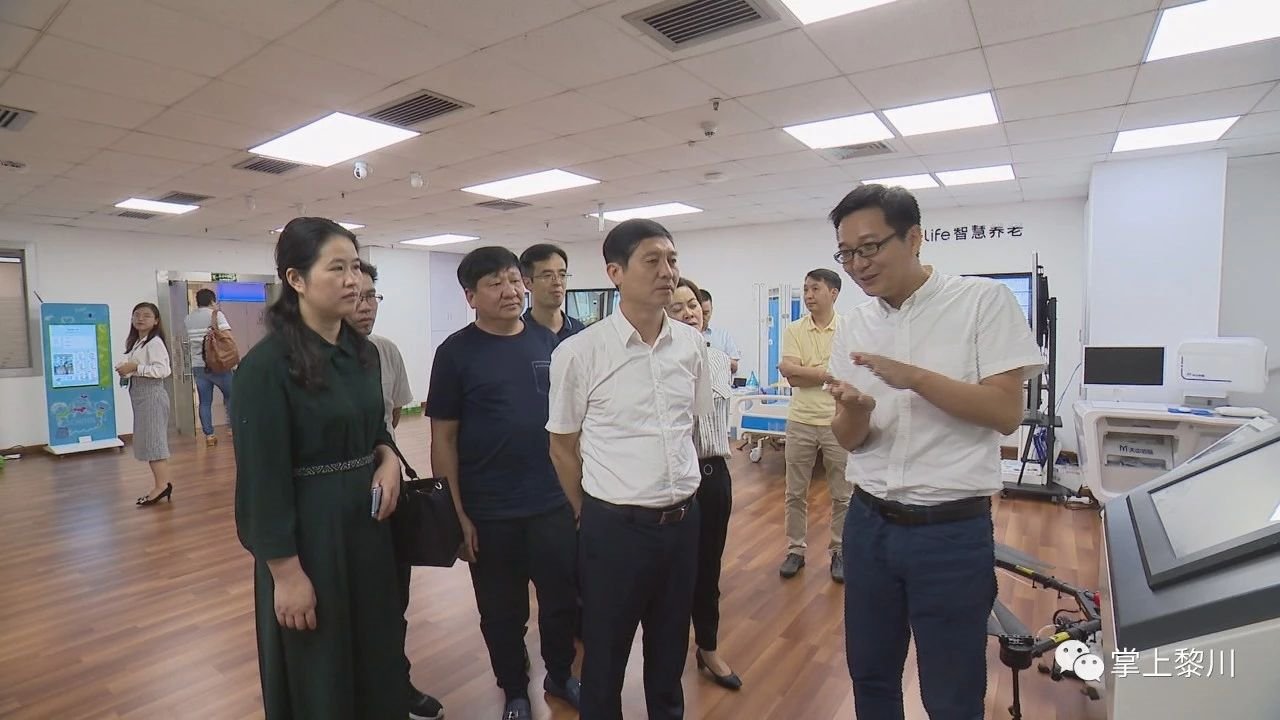 县长江志坚考察广东创新型高科技企业