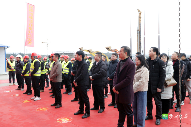 我县举行2023年保障性租赁住房建设工程（明德家园）开工仪式(图2)