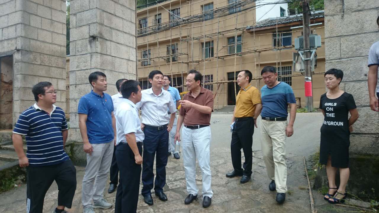 县人大常委会副主任李有华,副县长张春明陪同考察.