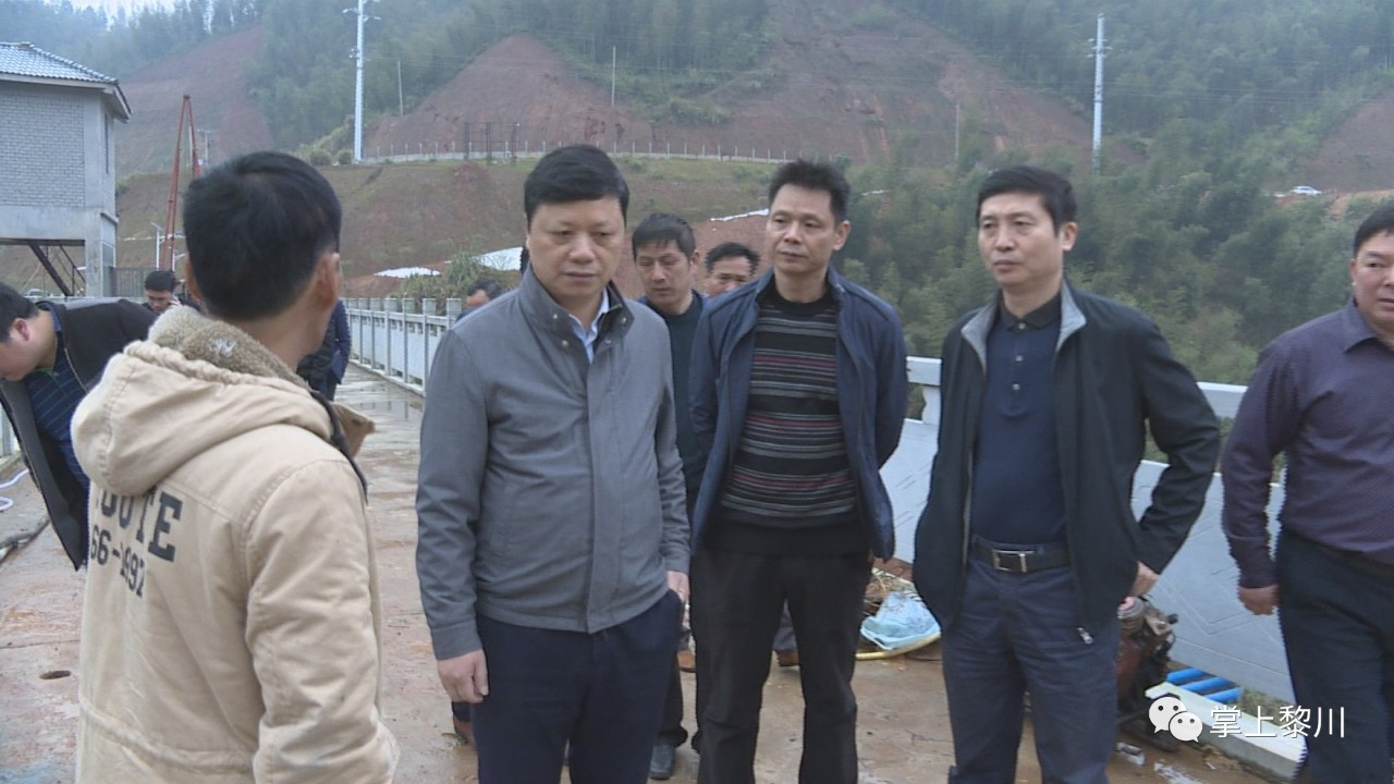 黎川县人民政府 黎川要闻 县长江志坚调度德胜惠民水库工程扫尾工作