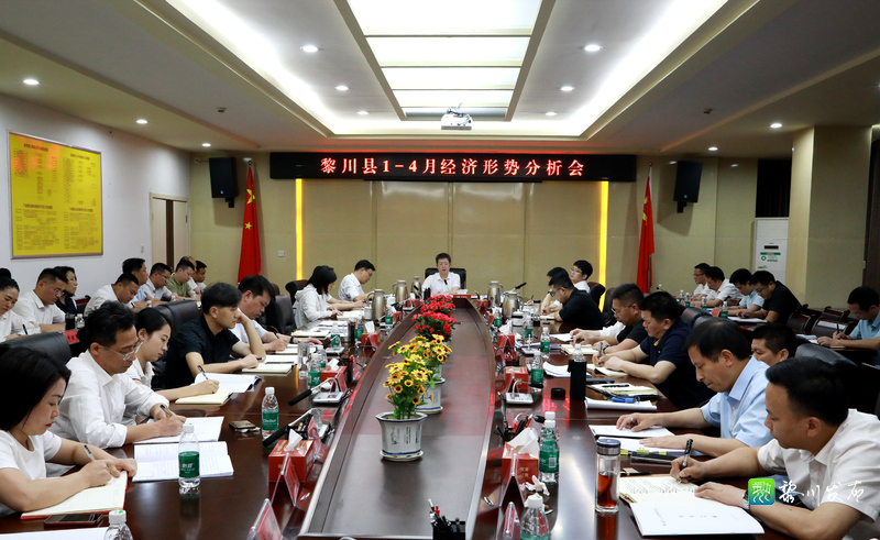 黎川县人民政府 黎川要闻 全县1-4月经济形势分析会召开