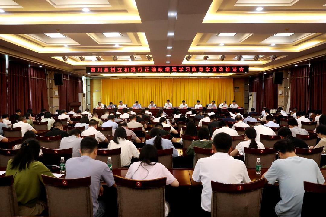 全县树立和践行正确政绩观学习教育学查改推进会召开