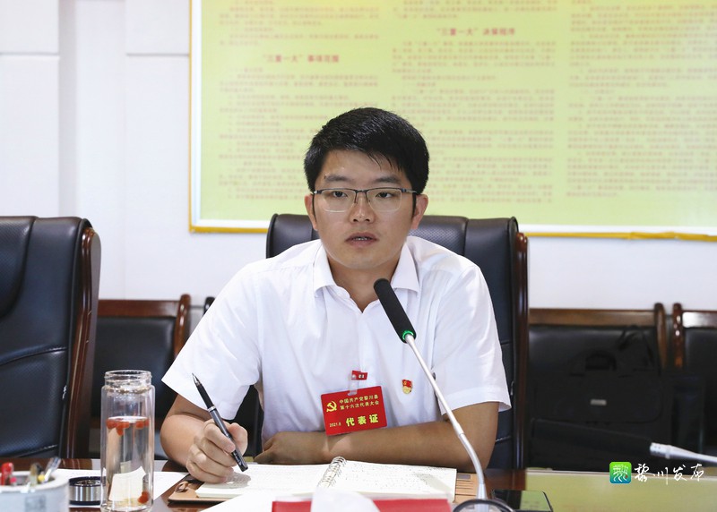 黎川县人民政府 黎川要闻 万国辉参加县第十六次党代会潭溪乡代表团