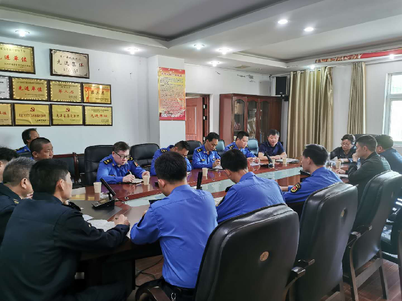 黎川县城市管理局召开主要领导新老交接见面会