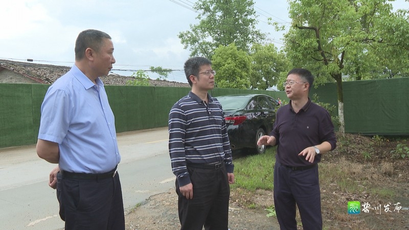 县长郑锦锋调研全县重点项目实施情况